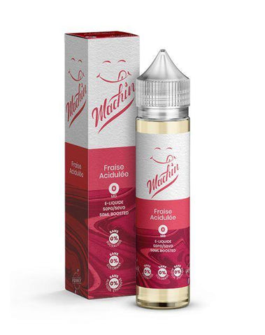 E liquide Fraise Acidilée Machin 50 ml - Savourea - Sansas Nantes - spécialiste de la cigarette électronique