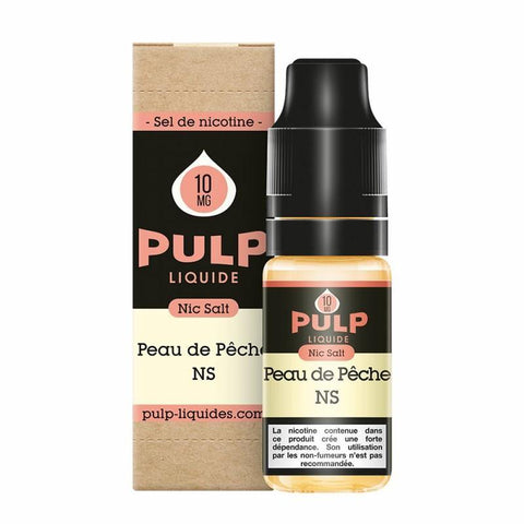 Peau de Pêche 10 ml - sels de nicotine - Pulp - Sansas Nantes - spécialiste de la cigarette électronique